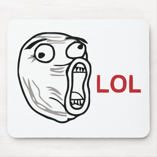 LOLのミーム マウスパッド (正面)