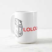 LOLの人のマグ コーヒーマグカップ (正面左)