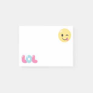 Lolの舌のEmojiのポスト・イット ポストイット