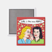 LOLは新しいROFL マグネット (正面/裏面)