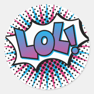 LOLアーポップ・アートのト ラウンドシール