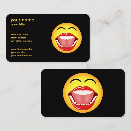 LOL顔名刺 名刺 (正面/裏面)