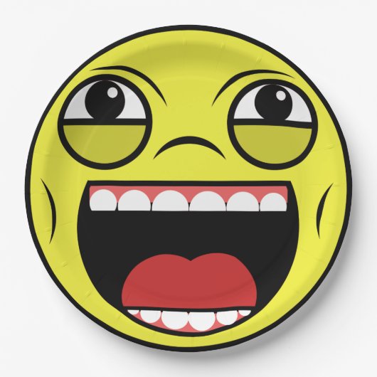 LOL顔 ペーパープレート (正面)