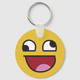 lol。 あぶなっかしい目のemoji キーホルダー