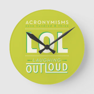 LOL ラウンド壁時計