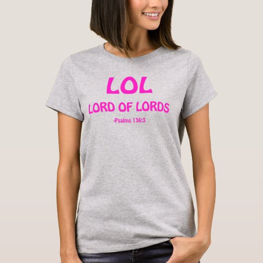 LOL 主の王 Tシャツ (正面)