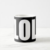 LOL (暗い) コーヒーマグカップ (中央)