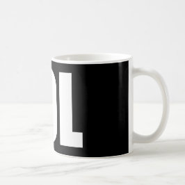 LOL (暗い) コーヒーマグカップ