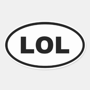 LOL 楕円形シール