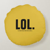 lol。 emoji ラウンドクッション (裏面)