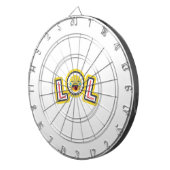 LOL Emoji Custom Dartboard - Fun Laugh Out Loud  ダーツボード (正面右)