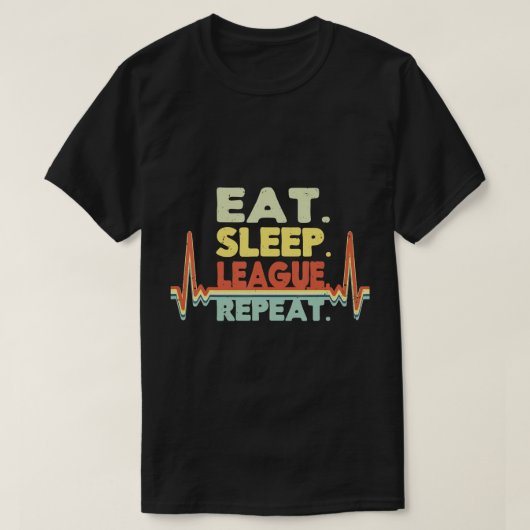 LOL Merchandise Leagueギフトゲーマー男性へー Tシャツ (デザイン正面)