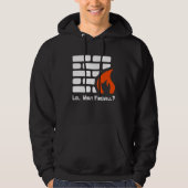 Lol What Firewall Cybersecurity Hacker Co パーカ (正面)