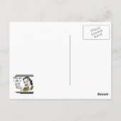 LolaのレトロのTシャツおよびギフト ポストカード (裏面)