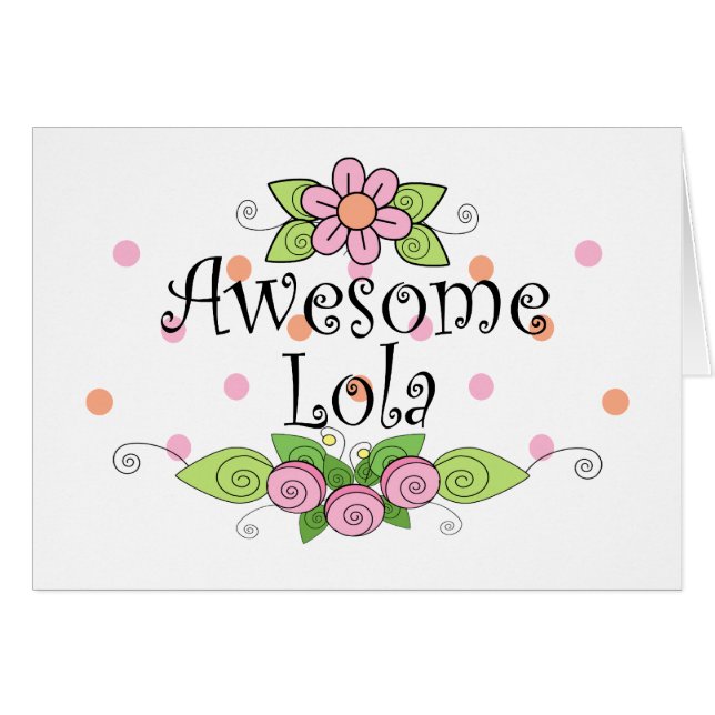 Lolaの素晴らしいTシャツ (正面横)