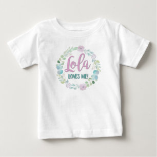 Lolaは私を愛します! ベビーTシャツ