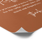 LOLAテラコッタおむつラッフルベビーシャワーゲーム ポスター (角)