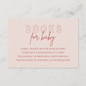 LOLAブックのベビー、ブックリクエストの挿入 エンクロージャーカード (正面)