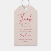 LOLAブライダルシャワー、ベビーシャワーメッセージカード ギフトタグ (正面)