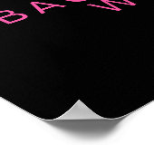 LOLA ネオン 酔って恋に ドレスコードおめでとう ポスター (角)