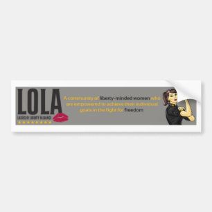 LOLA バンパーステッカー