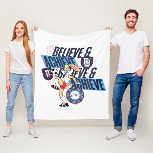 Lola Bunny LOONEY TUNES™ Soccer Club Graphic フリースブランケット (インサイチュ)
