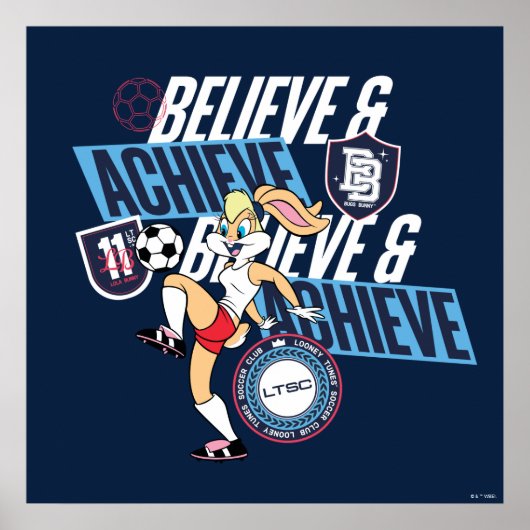 Lola Bunny LOONEY TUNES™ Soccer Club Graphic ポスター (正面)