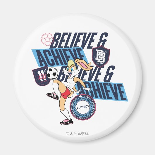 Lola Bunny LOONEY TUNES™ Soccer Club Graphic マグネット (正面)