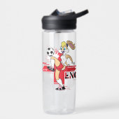 Lola Bunny Team England Soccer Graphic ウォーターボトル (左面)