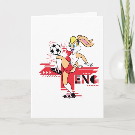 Lola Bunny Team England Soccer Graphic カード (正面)