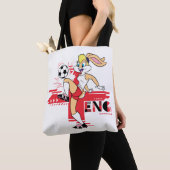 Lola Bunny Team England Soccer Graphic トートバッグ (クローズアップ)