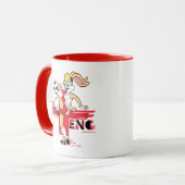 Lola Bunny Team England Soccer Graphic マグカップ (正面左)