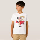 Lola Bunny Team England Soccer Graphic Tシャツ (正面フル)