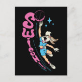 Lola Buny "SWISH!" Basketball Dunk ポストカード (正面)