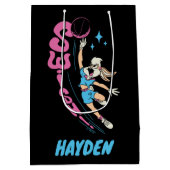 Lola Buny "SWISH!" Basketball Dunk ミディアムペーパーバッグ (裏面)