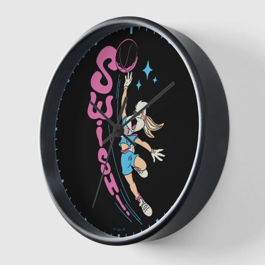 Lola Buny "SWISH!" Basketball Dunk 壁時計 (傾斜)