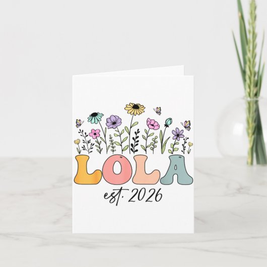 Lola Est. 2026 Wildflower Promoted To Lola  カード (正面)