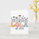 Lola Est. 2026 Wildflower Promoted To Lola  カード (黄色い花)