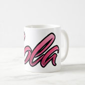 Lola faded pink Tasse Teetasse Kaffeetasse コーヒーマグカップ (正面右)