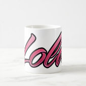 Lola faded pink Tasse Teetasse Kaffeetasse コーヒーマグカップ (中央)