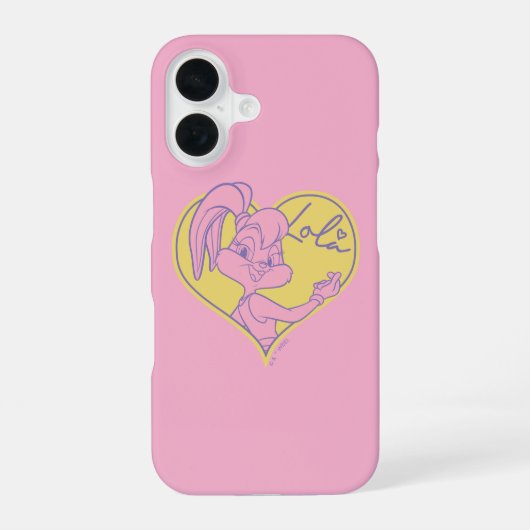 Lola Heart Signature iPhone 16ケース (裏面)