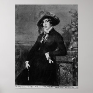 Lola Montez 1844年のポートレート ポスター