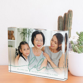 Lola Script Overlay | We Love You 写真ブロック フォトブロック