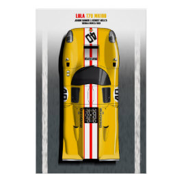 Lola T70 Bongrip Monza 1969 ポスター