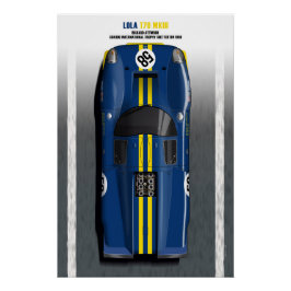 Lola T70 John Woolfe Snetterton 1969 ポスター