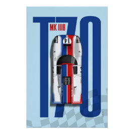 Lola T70 No.14 Valvoline Top Tribute ポスター