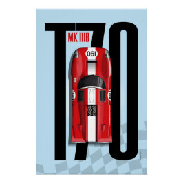Lola T70 No.190 Fillipinetti Top Tribute ポスター