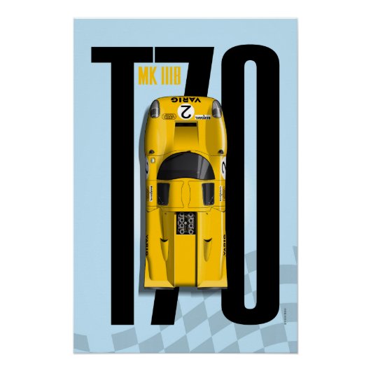 Lola T70 No.2 Varig Top Tribute ポスター (正面)