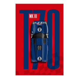 Lola T70 No.8 AIR Top Tribute ポスター