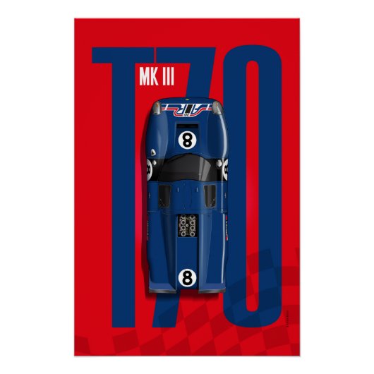 Lola T70 No.8 AIR Top Tribute ポスター (正面)